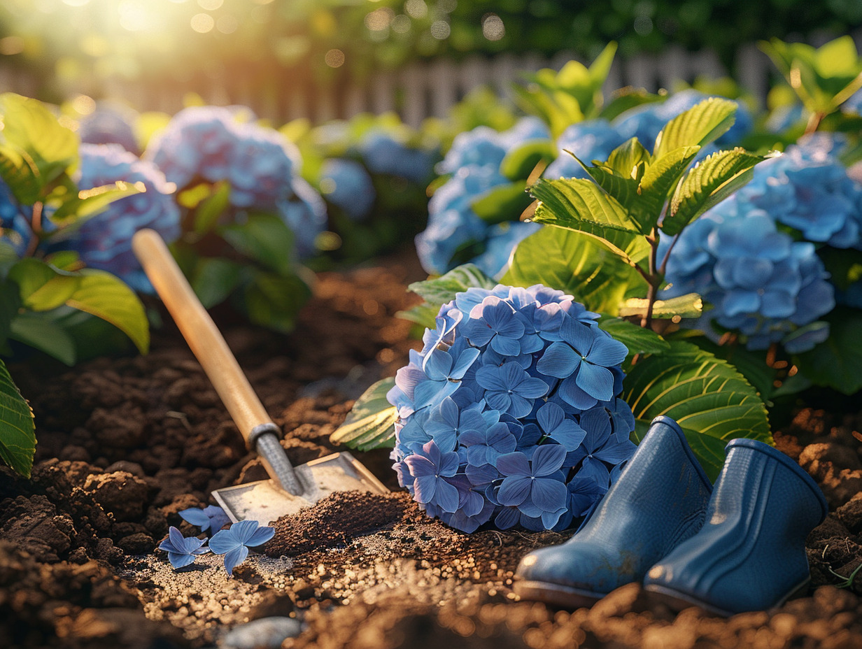 hortensia plantation