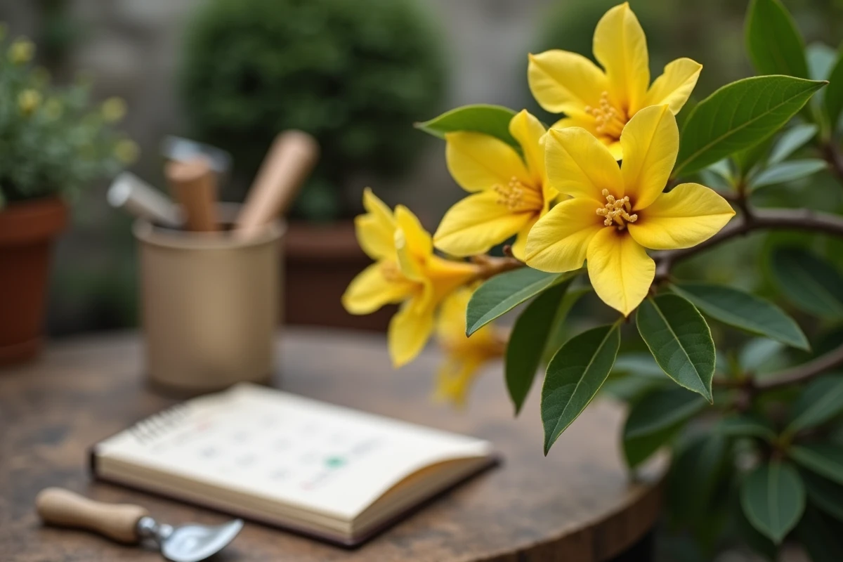 Gros plan sur une branche d