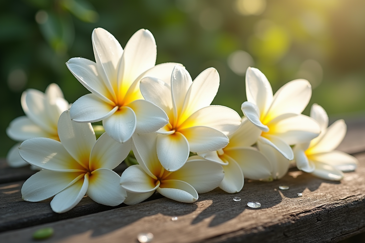 fleurs blanches