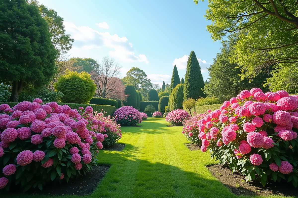 arbustes roses